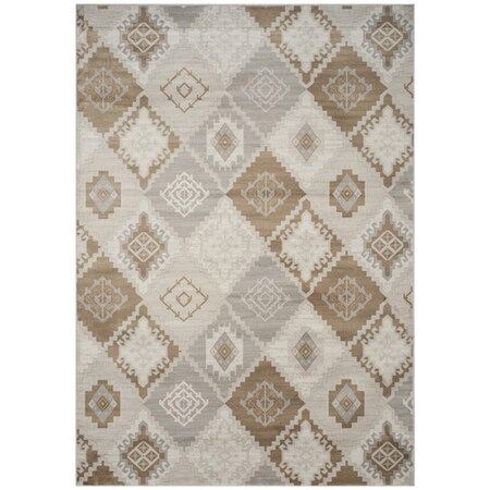 Safavieh 8 x 11 ft. Vintage Power Loomed Large Rectangle Area Rug, Cream and Camel VTG577M-8